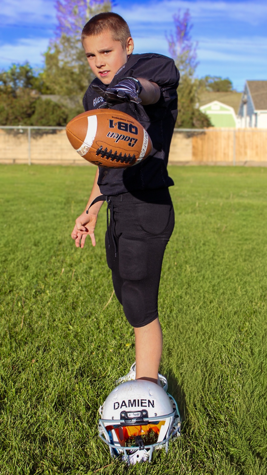 Raiders football athlete
