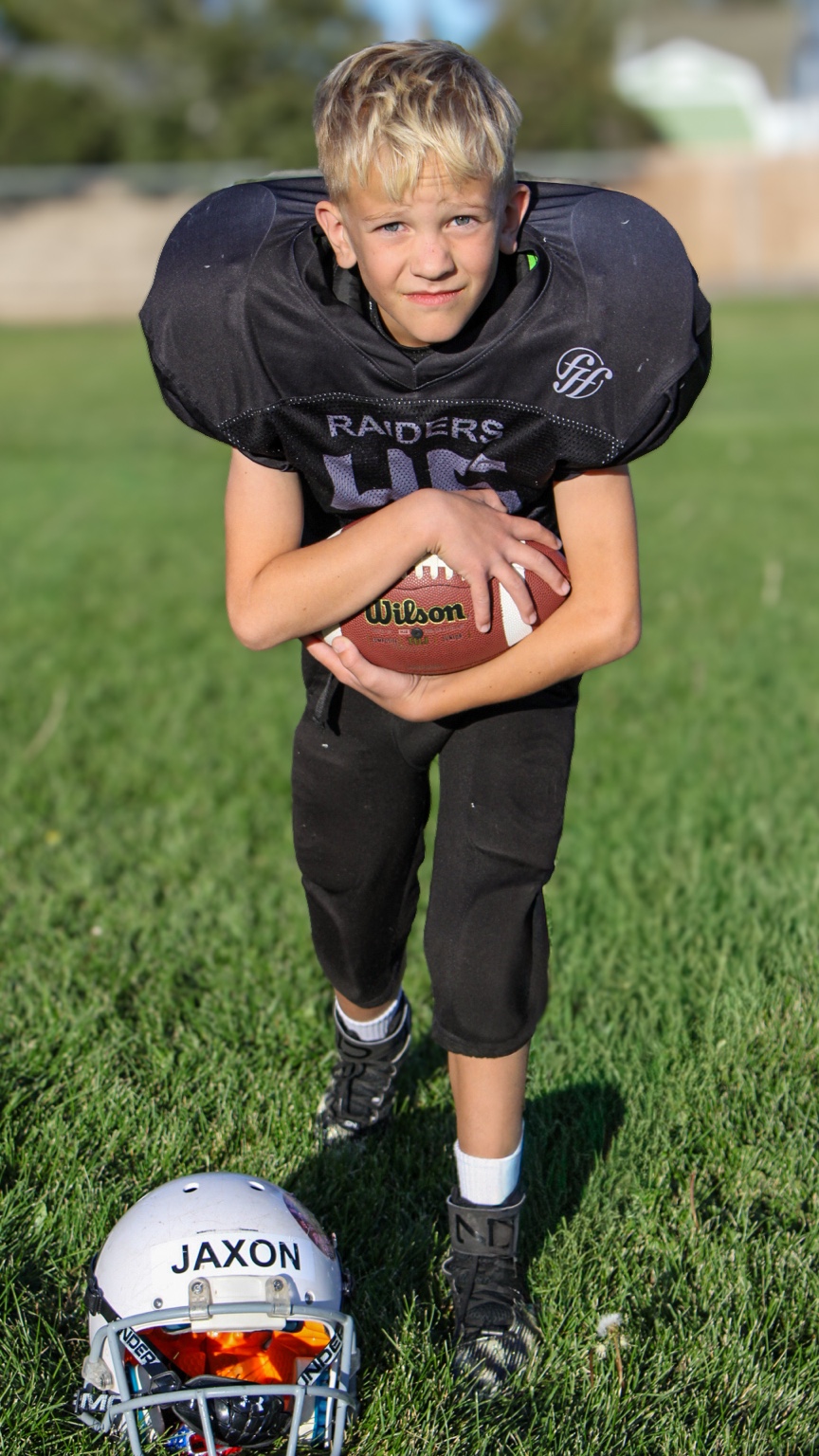 Youth Raiders football portrait
