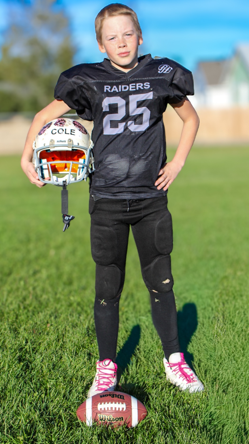 Raiders athlete portrait